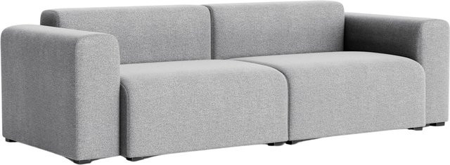 HAY Mags 2,5-Sitzer Sofa Kombination mit 1 Low Armrest in Grau - Bild 1