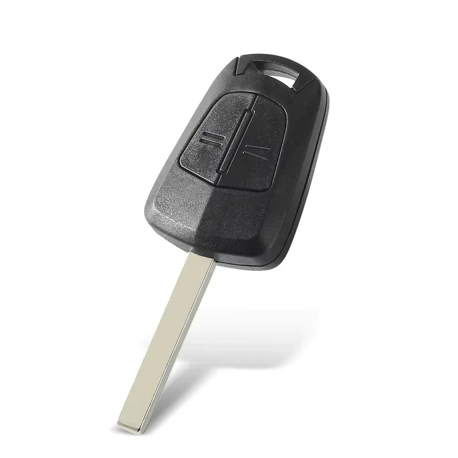 KEYYOU 2er Set Ersatz Gehäuse für Opel und Vauxhall Autoschlüssel mit 2 Tasten in Schwarz für Corsa, Astra H, Corsa D, Zafira B und Meriva - Bild 2