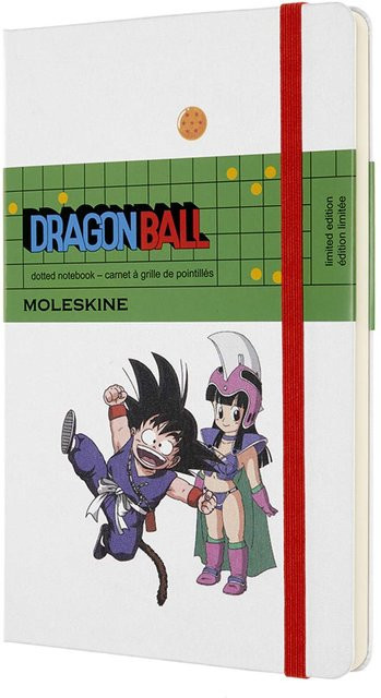 Moleskine Dragon Ball Limited Edition Chi-Chi Notizbuch, Hardcover, Groß, Punktkariert, Weiß - Bild 1
