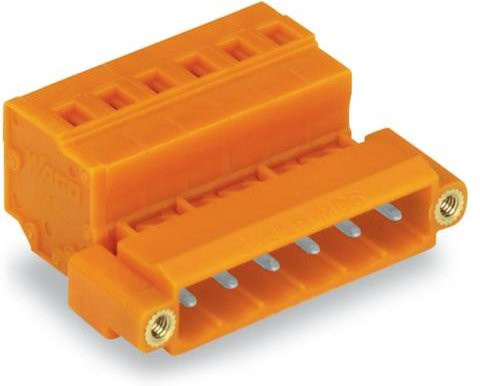 WAGO 231-645/109-000 Federleiste in Orange, 25 Stück - Bild 1