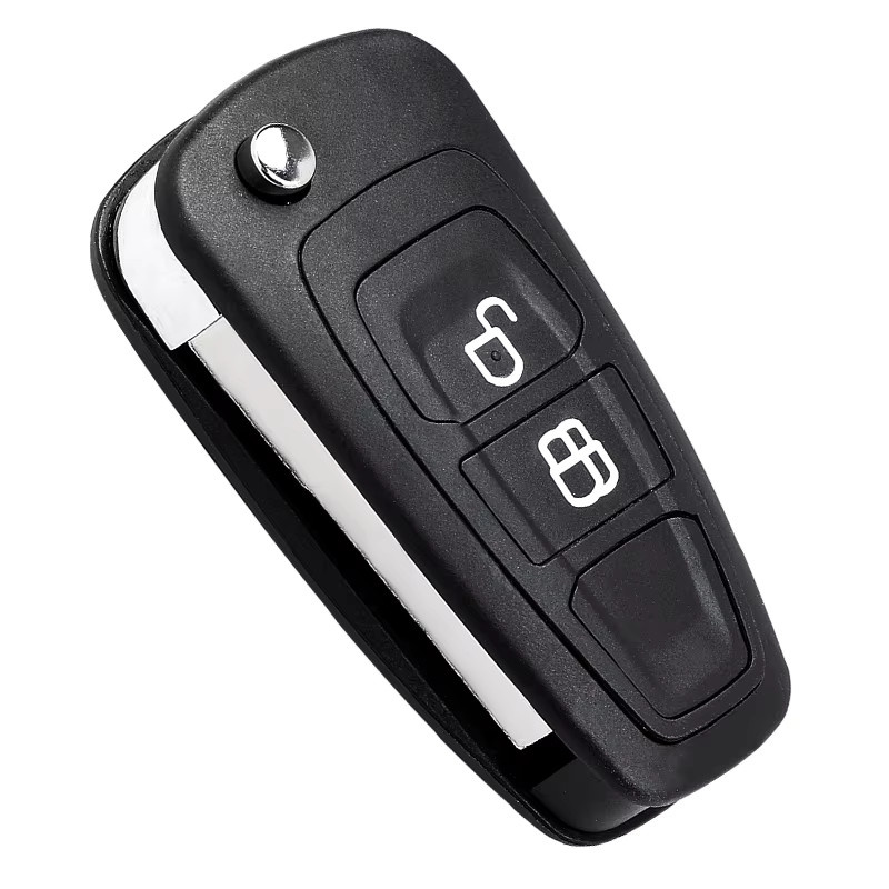 KEYECU Remote Key Fob 434 MHz FSK 4D63 Chip mit 2 Tasten für Ford Grand C-Max S-Max Focus Grand Mondeo Ranger, Schwarz, 5WK50166 AB39-15K601-DA - Bild 4