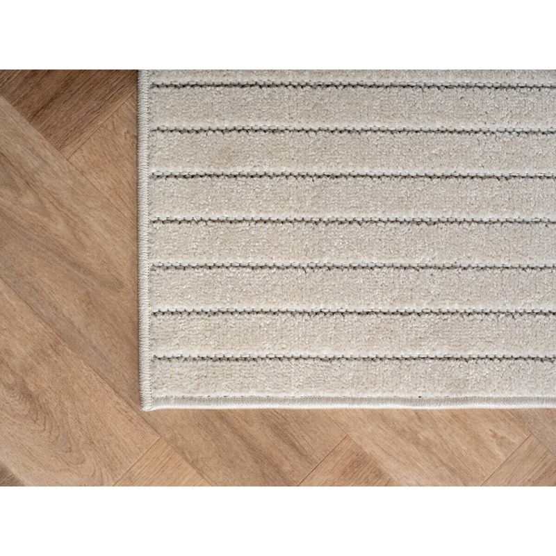 Ayyildiz Kurzflorteppich Nova In-/Outdoor-Teppich mit Hoch-Tief-Effekt in Creme/Beige, Breite: 80 cm, Länge: 150 cm - Bild 2