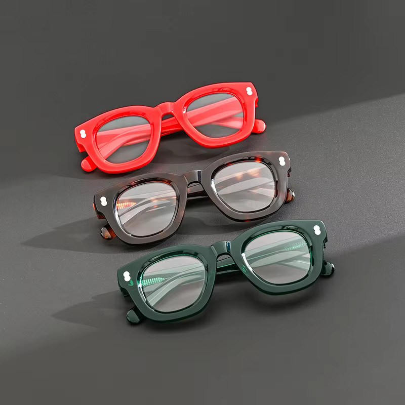 Acetat-Brillenfassung, Vollrand, Unisex, braun - Bild 2