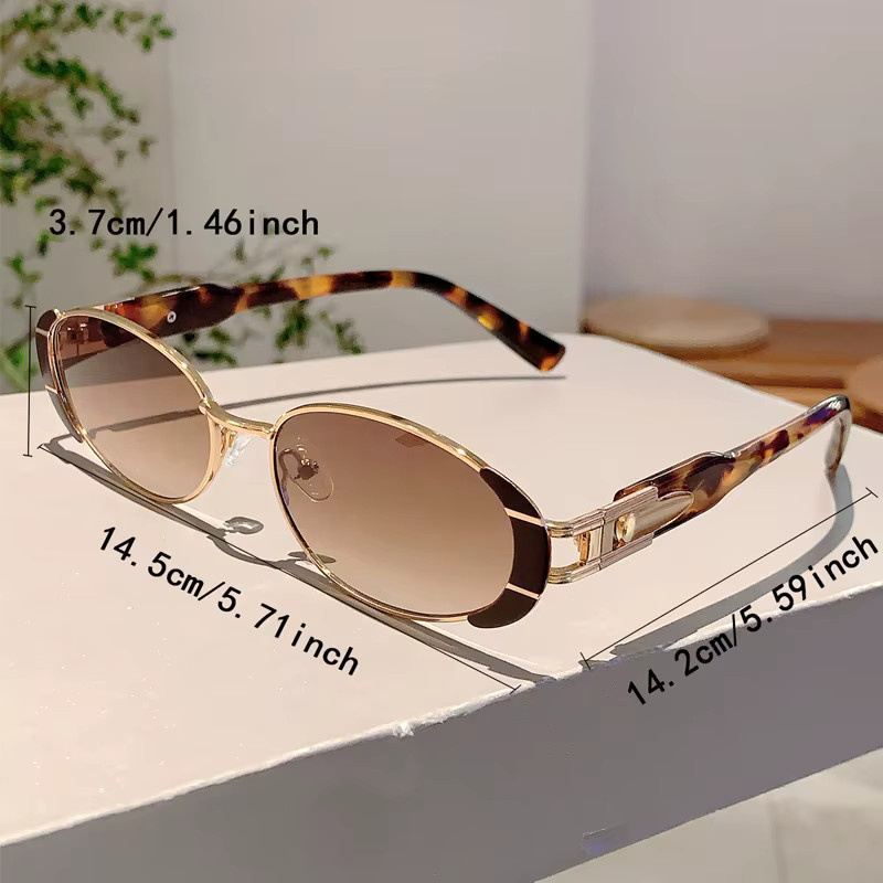 KAMMPT Sonnenbrille, Oval, Metall, Vollrand, Damen, Brown - Bild 2
