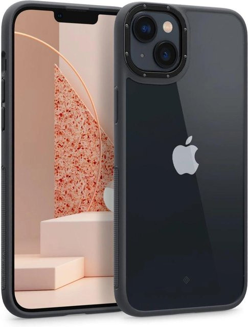 Caseology Skyfall Schutzhülle für iPhone 14 Plus und iPhone 15 Plus in Mattschwarz - Bild 1
