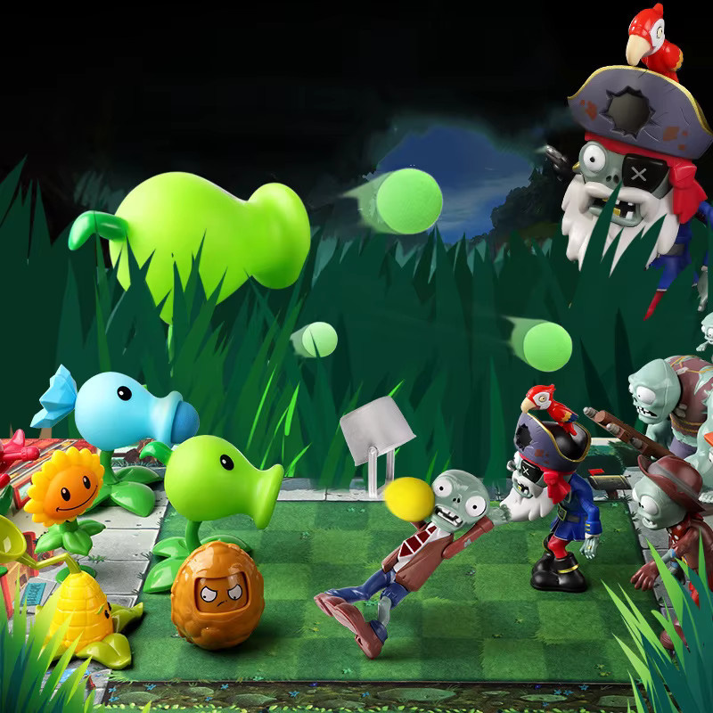 SHI JI YI GAO Plants vs Zombies 2 Ice Pea Jetpack, Zombie-Modell, Silikon, ab 3 Jahren - Bild 2