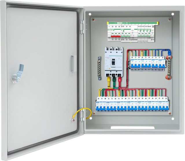 Bymaocar Outdoor-Elektrokasten wasserdichter elektrischer Verteilerkasten B/T/H: 50 x 40 x 20 cm - Bild 1