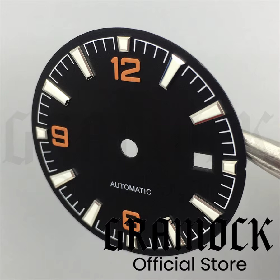 Gramock Zifferblatt, 31 mm, Schwarz, Unisex - Bild 2