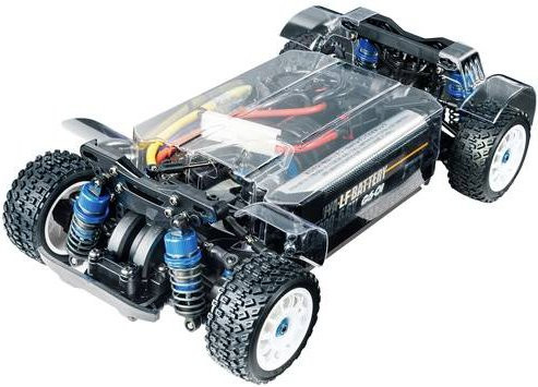 Tamiya 1:10 RC Elektro-Modellauto Bausatz mit Allradantrieb (4WD) - Bild 1