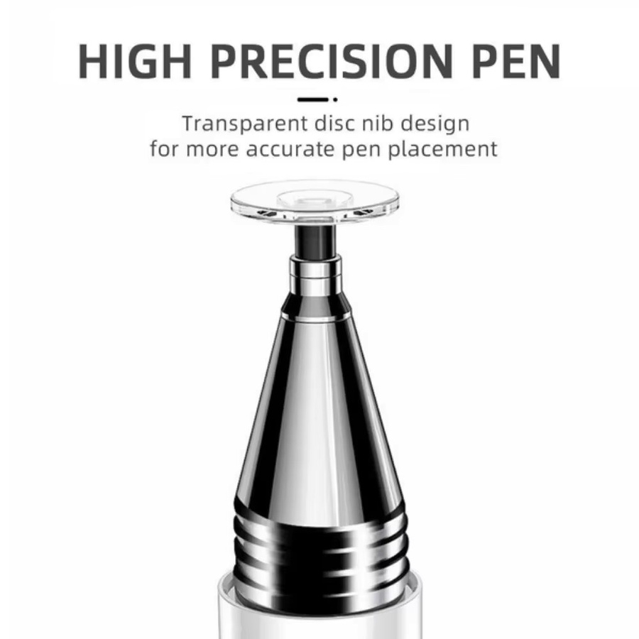 Stonego 2-in-1 Kapazitiver Touch-Stift und Zeichenwerkzeug für Mobiltelefone und Pads in Silber - Bild 3