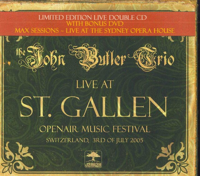 John Butler Trio CD Live in St. Gallen Rock Jarrah Records 2005 beige - Bild 1