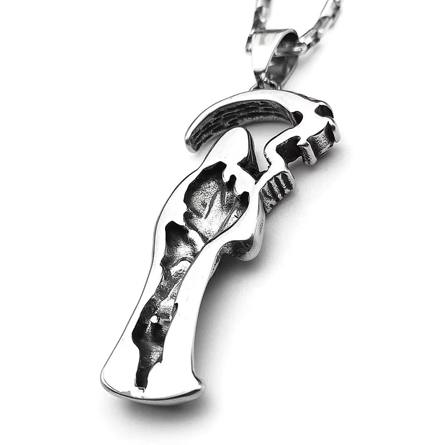 Lovely FAJA Halskette Edelstahl, Silber, Herren - Bild 3