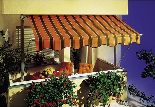 SPETTMANN Markise LINE braun/orange gestreift B/T: 200 x 160 cm - Bild 1