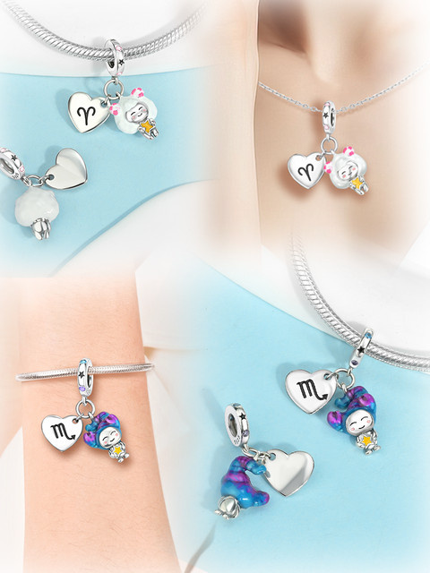Charms Plata Sternzeichen Charms, Silber, Unisex - Bild 1
