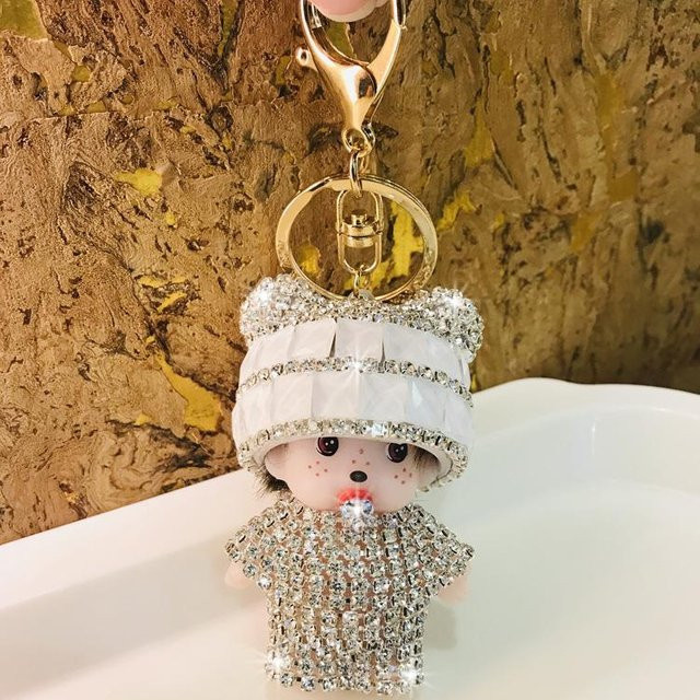 Monchichi Schlüsselanhänger, Diamant, Kinder - Bild 1