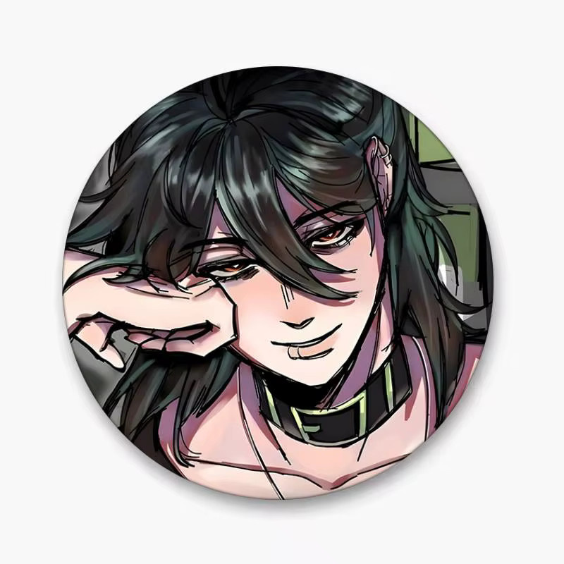 Bilibili Abzeichen-Brosche, runde Emaille-Pins - Bild 6