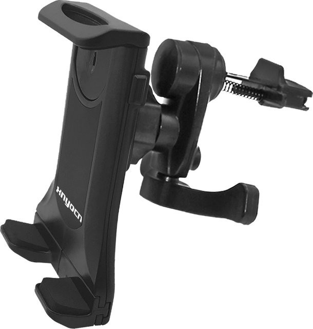 Universal Tablet Halterung für das Auto zur Lüftungsschlitze, kompatibel mit iPad Pro, Mini, Air sowie Samsung und Xiaomi Tablets, Farbe: Schwarz - Bild 1