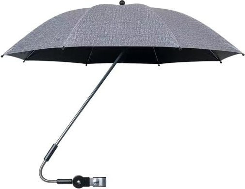 Hello Garden Strandstuhl mit UV-Schutz UPF 50+ und verstellbarem Sonnenschirm in Grau - Bild 1