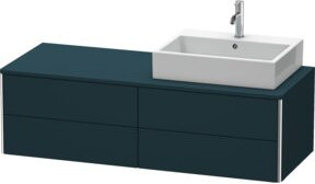 Duravit Waschtischunterschrank XSquare in Weiß matt mit 4 Schubladen, B/T/H: 140 x 54,8 x 40 cm - Bild 1