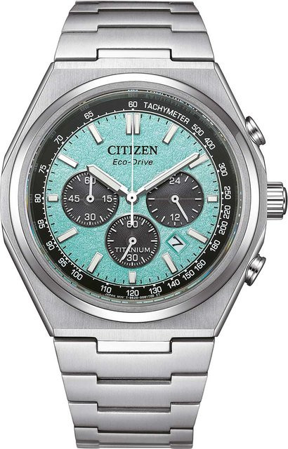 Citizen Chronograph, Solar, Titanium, 43 mm, Herren, 10 ATM - Bild 1