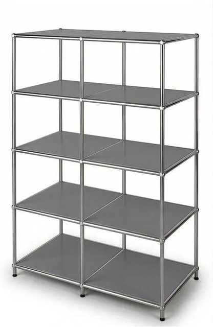 Floordirekt Metallregal Concept Epure MK-015 Standregal Grau, B/T/H: 78 x 40 x 118 cm - Bild 1
