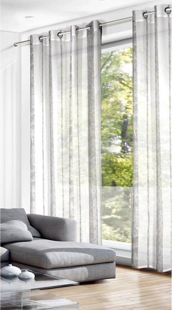 Ösenschal Ferrara Sehlbach Silber B: 135 cm, H: 245 cm - Bild 1