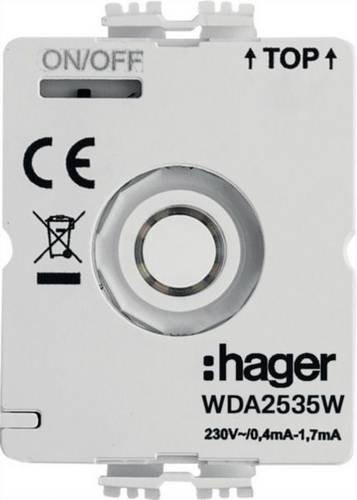Hager LED-Modul WDA2535W in Weiß - Bild 1
