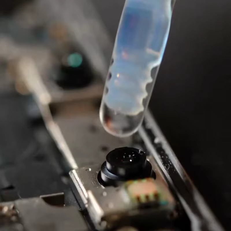 2UUL Tragbarer Objektivreiniger aus synthetischem Harz zur Entfernung von Staub und Fingerabdrücken für Handy-Kameraobjektive und Bildschirme, Transparent - Bild 2