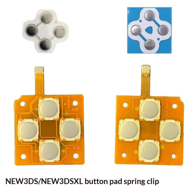 D-Pad Dome Snap PCB-Platine und Leitfolie für Nintendo New 3DS / New 3DS XL Controller Tasten ABXY in Multicolor - Bild 2