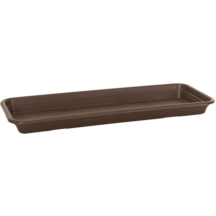 Florus Universal Pflanzkasten-Untersetzer aus Kunststoff in Braun, Breite: 40 cm - Bild 2