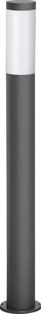 Philips LED Wegeleuchte Utrecht Anthrazit aus Edelstahl mit E27 Fassung, Durchmesser: 7,6 cm, Höhe: 80 cm