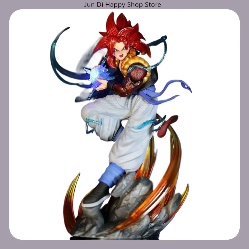 Bandai Dragon Ball Super Saiyajin 4 Gogeta Aura Version Anime Figur Statue mit leuchtender Szene, Höhe: 25 cm - Bild 2