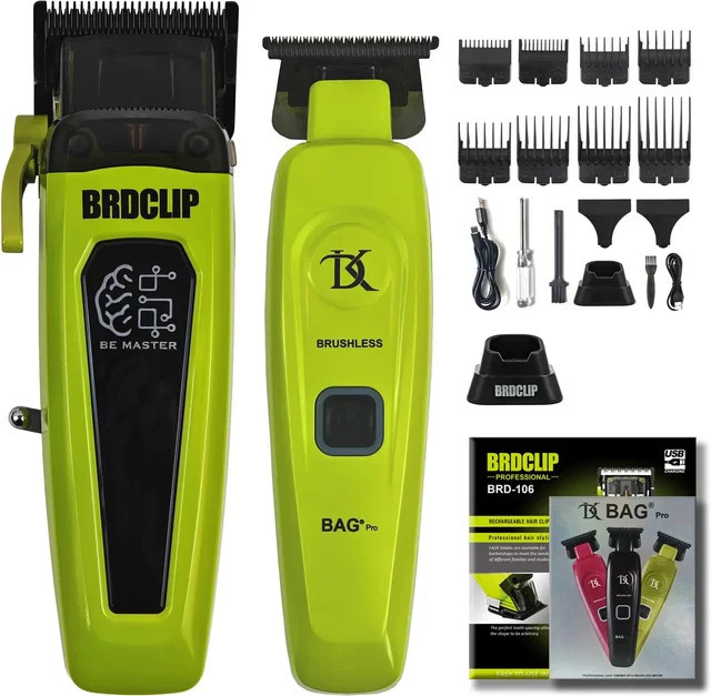 BRDCLIP Haarschneidemaschine, Schwarz, Herren - Bild 1