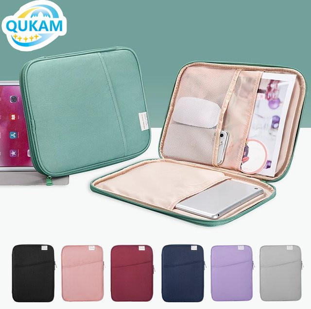 Qukam Tablet Handtasche Stoßfest in Grün für iPad Pro, Air, Mini sowie Samsung, Huawei und Lenovo Modelle - Bild 1