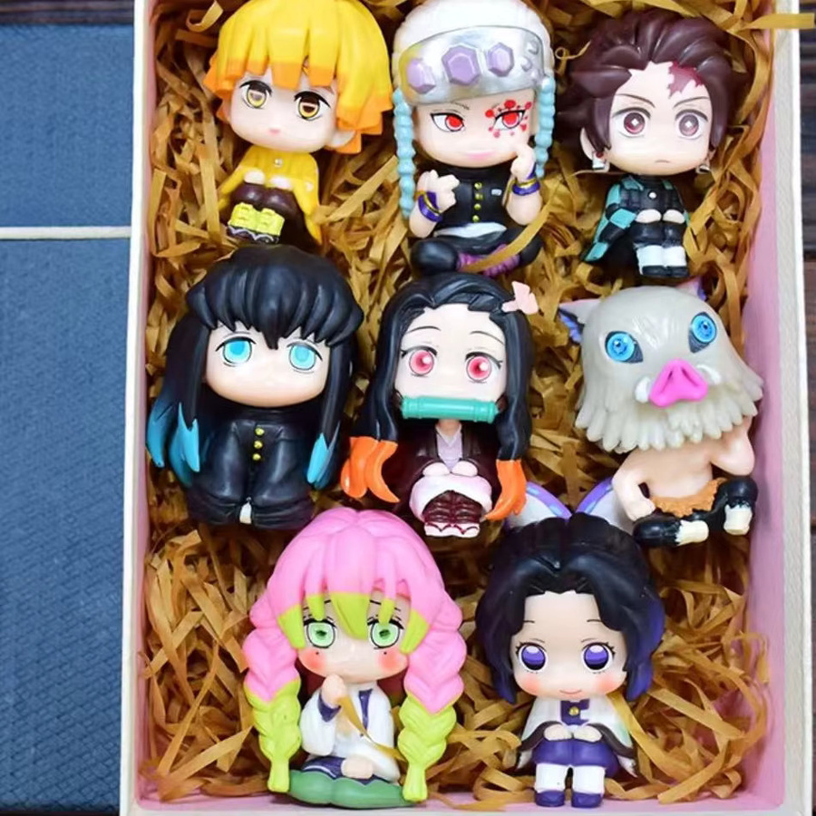 Bandai Demon Slayer Q Posket Mini-Figuren, 8-teiliges Set - Bild 3