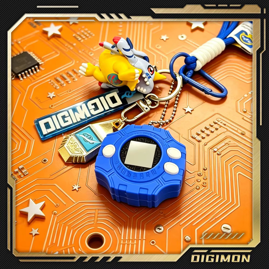 Bandai Schlüsselanhänger Digimon Adventure, Vierer-Set - Bild 3