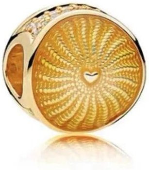 YIRAN Jewelry Charm, Kupfer, Gold, Zirkonia, Damen - Bild 1