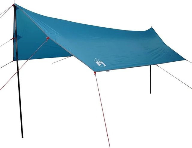 vidaXL Tarp Blau aus Polyester Wasserdicht B/T/H: 460 x 305 x 210 cm - Bild 1