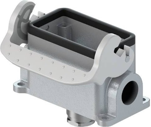 Wieland Electric Gehäuseunterteil 70.337.0635.0 in Silber aus Aluminium - Bild 1