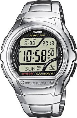 Casio Herrenarmbanduhr, Digitaluhr, Schwarz, Edelstahl, Rund - Bild 1