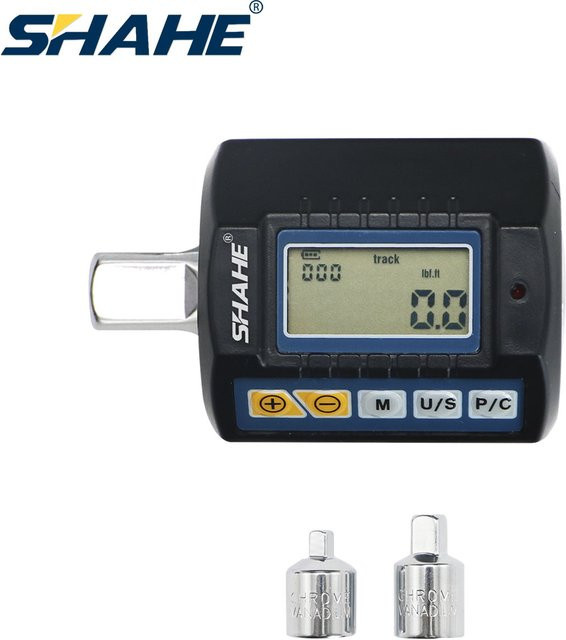 Shahe Digitaler Drehmomentschlüssel Set in Schwarz mit 1/4'' 3/8'' 1/2'' Anschlüssen für Auto und Fahrrad - Bild 1