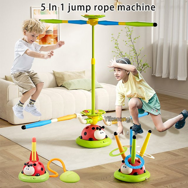 yikesong Marienkäfer Baseball-Spielzeug, Seilspringmaschine, 4-teiliges Set - Bild 1