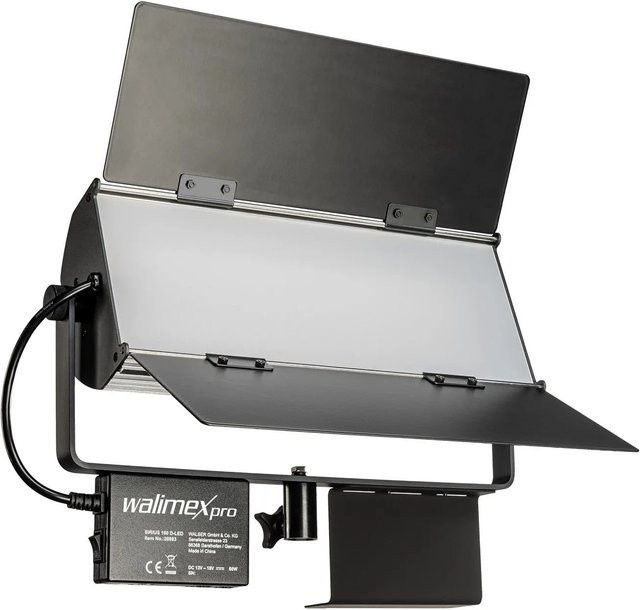 Walimex Pro Led Sirius 160 Bi Color Flächenleuchte in Schwarz mit 65W - Bild 1