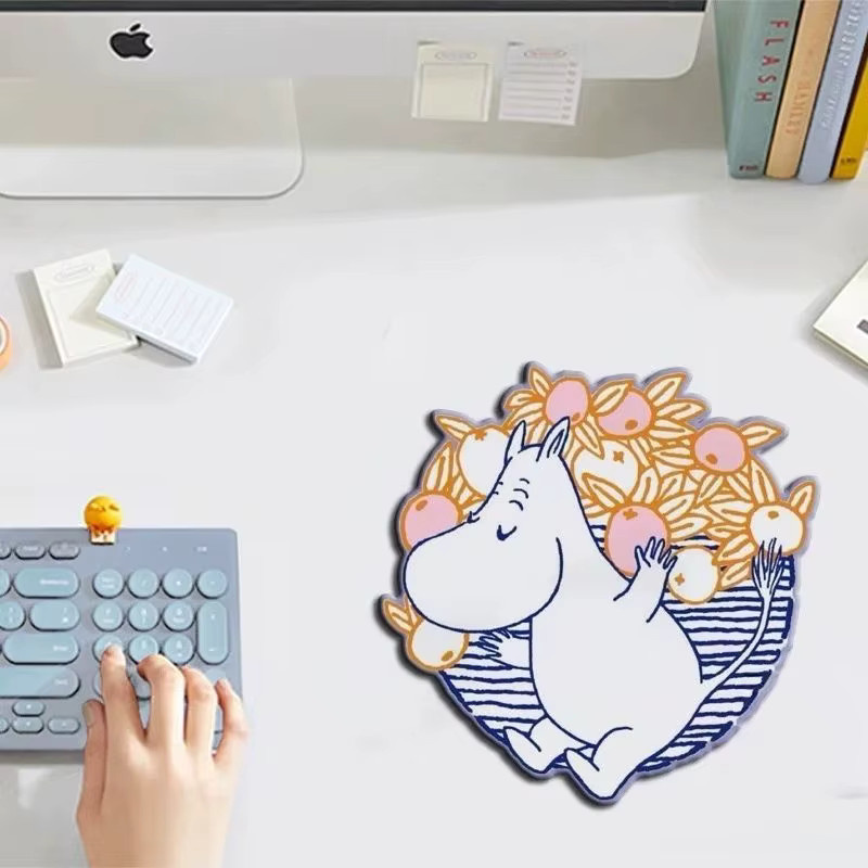 Bandai Moomin Nilpferd Mauspad aus Diatomeenerde, wasserdicht und rutschfest, kreativ geformt für deinen Laptop - Bild 2