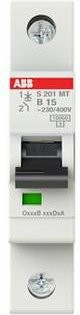 ABB S201MT-B15 Sicherungsautomat 15A 230V MCB in Weiß - Bild 1