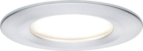 Paulmann Nova LED Bad-Einbauleuchte in Silber, IP44, 6W, Warmweiß - Bild 1