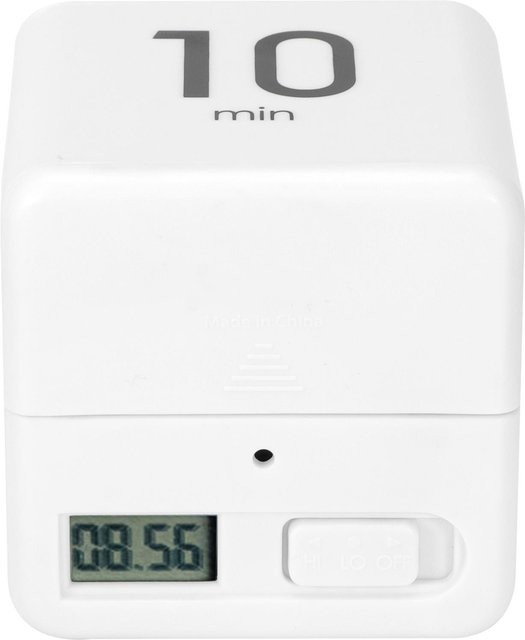 GoolRC Digitaler Timer mit Schwerkraftsensor und kubischem Display in Weiß - Bild 1