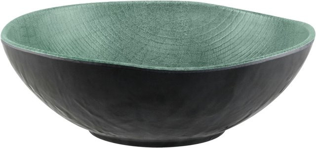 VEGA Schale Tuska rund, 6er Pack, grün/grau, Durchmesser: 25,5 cm, Höhe: 8,3 cm - Bild 1