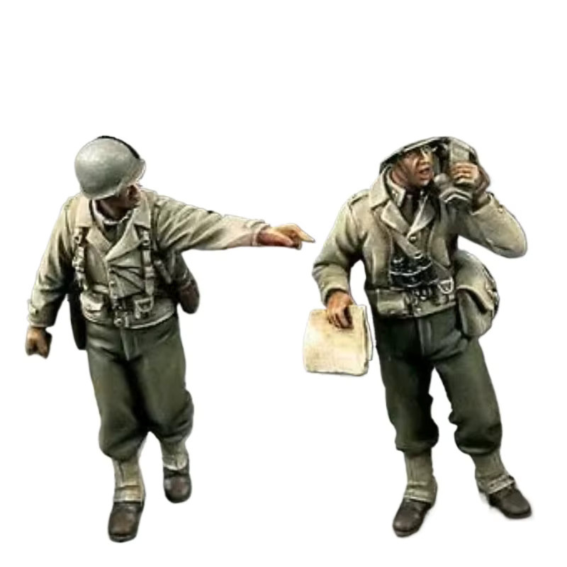 BAANFU Amerikanischer Infanterieoffizier, Harzfiguren-Modellbausatz, Maßstab 1:35 - Bild 2