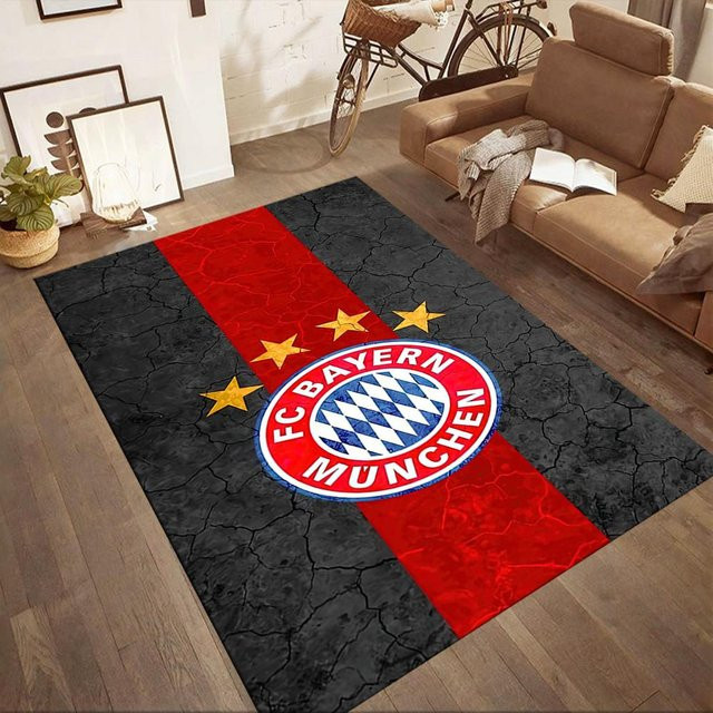 FC Bayern München Teppich von LivSpaceVibe, rechteckig, rot, B: 150 cm, T: 100 cm - Bild 1